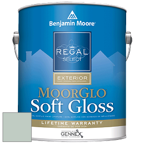Benjamin Moore W096 Regal Select Exterior Paint-Moor GloSoft Gloss Finish краска цвет 702 Bali