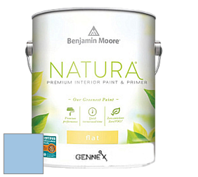 Benjamin Moore 514 Natura Interior Semi-Gloss Finish краска цвет 815 Swiss Blue