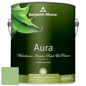 Benjamin Moore Aura 528 Waterborne Interior Semi-gloss Finish краска цвет 551 Exotic Bloom