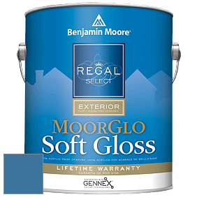 Benjamin Moore W096 Regal Select Exterior Paint-Moor GloSoft Gloss Finish краска цвет 811 Old Glory