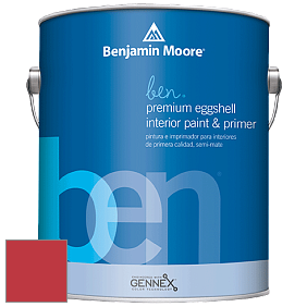 Benjamin Moore Ben W626 Premium Interior Latex Eggshell краска цвет 2002-10 Vermilion