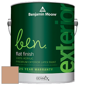 Benjamin Moore Ben 541 Waterborne Exterior Flat Finish краска цвет AF-210 