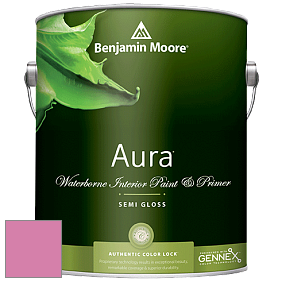 Benjamin Moore Aura 528 Waterborne Interior Semi-gloss Finish краска цвет 1347 Pink Ladies