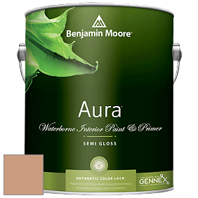 Benjamin Moore Aura 528 Waterborne Interior Semi-gloss Finish краска цвет AF-210 