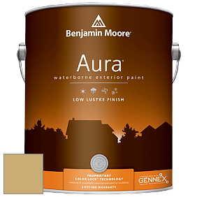 Benjamin Moore Aura 634 Waterborne Exterior Low Lustre Finish краска цвет 383 Meadow View