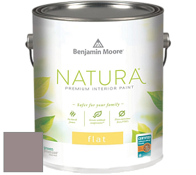 Benjamin Moore 512 Natura Interior Flat Finish матовая краска цвет 2114-40 Wet Concrete