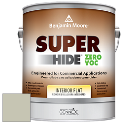 Benjamin Moore 355 Super Hide Zero Voc Interior Flat краска цвет AF-465 