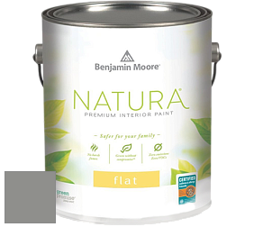 Benjamin Moore 512 Natura Interior Flat Finish матовая краска цвет RAL 9007 