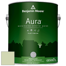 Benjamin Moore Aura 629 Waterborne Exterior Flat Finish краска цвет 541 Veranda View