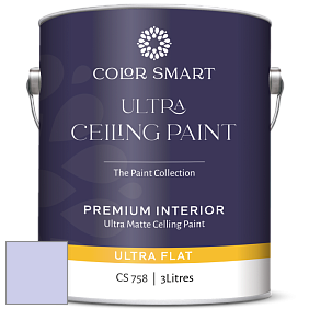 COLOR SMART CS 758 ULTRA CEILING PAINT ультраматовая краска цвет NCS S 0525-R60B 
