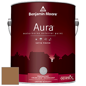 Benjamin Moore Aura 631 Waterborne Exterior Satin Finish краска цвет 2161-20 Tawny