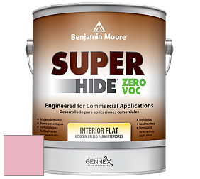 Benjamin Moore 355 Super Hide Zero Voc Interior Flat краска цвет 1339 Misted Rose