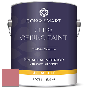 COLOR SMART CS 758 ULTRA CEILING PAINT ультраматовая краска цвет 2006-40 Glamour Pink