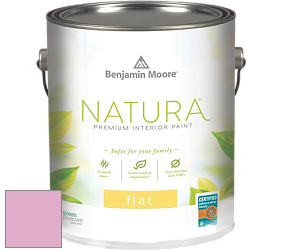 Benjamin Moore 512 Natura Interior Flat Finish матовая краска цвет 2078-50 Pink Begonia
