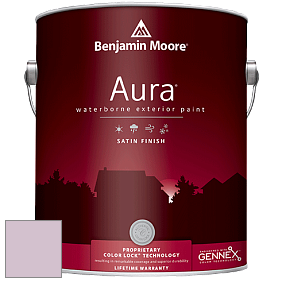 Benjamin Moore Aura 631 Waterborne Exterior Satin Finish краска цвет 1375 Hidden Sanctuary
