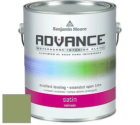 Benjamin Moore 792 Advance Interior Paint-Satin эмаль цвет 545 Buckingham Gardens