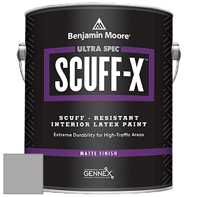 Benjamin Moore 484 Ultra Spec SCUFF-X Interior Matte Finish краска цвет 2112-50 Stormy Monday