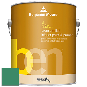 Benjamin Moore Ben W625 Premium Interior Latex Flat краска цвет 594 Peridot
