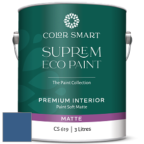 COLOR SMART CS 619 SUPREM ECO PAINT матовая краска цвет 812 Blueberry Hill