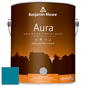 Benjamin Moore Aura 634 Waterborne Exterior Low Lustre Finish краска цвет 770 Americana