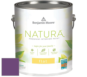 Benjamin Moore 512 Natura Interior Flat Finish матовая краска цвет NCS S 4050-R50B 