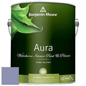 Benjamin Moore Aura 528 Waterborne Interior Semi-gloss Finish краска цвет 2069-40 Violet Stone