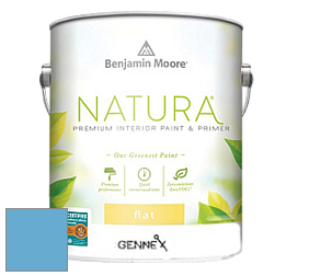 Benjamin Moore 514 Natura Interior Semi-Gloss Finish краска цвет 796 Nova Scotia Blue