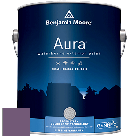 Benjamin Moore Aura 632 Waterborne Exterior Semi-Gloss Finish краска цвет 1372 Ultra Violet