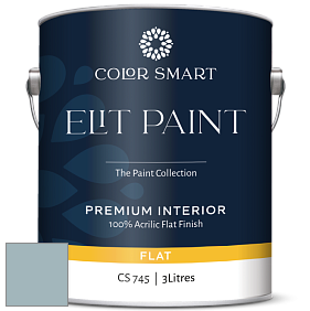 COLOR SMART CS 745 ELIT PAINT глубокоматовая моющаяся краска цвет 1634 Santorini Blue