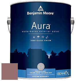 Benjamin Moore Aura 632 Waterborne Exterior Semi-Gloss Finish краска цвет 1257 Bourbon Street