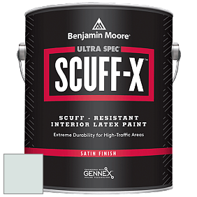 Benjamin Moore 486 Ultra Spec SCUFF-X Interior Satin Finish краска цвет 866 Winter Ice