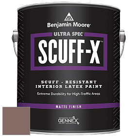 Benjamin Moore 484 Ultra Spec SCUFF-X Interior Matte Finish краска цвет 1245 Sequoia