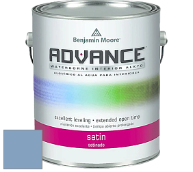 Benjamin Moore 792 Advance Interior Paint-Satin эмаль цвет 823 Steel Blue