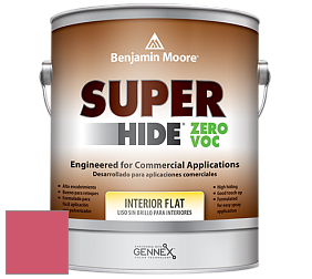 Benjamin Moore 355 Super Hide Zero Voc Interior Flat краска цвет NCS S 1070-R10B 