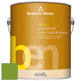 Benjamin Moore Ben W625 Premium Interior Latex Flat краска цвет 2029-20 Baby Fern