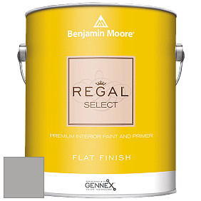 Benjamin Moore 547 Regal Select Waterborne Interior Flat Finish краска цвет 2112-50 Stormy Monday