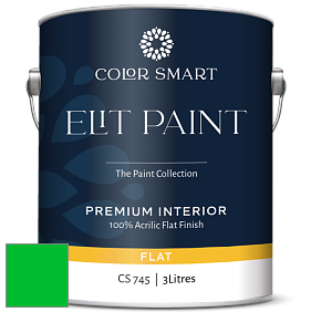 COLOR SMART CS 745 ELIT PAINT глубокоматовая моющаяся краска цвет RAL 6038 