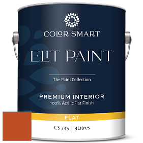 COLOR SMART CS 745 ELIT PAINT глубокоматовая моющаяся краска цвет RAL 2001 
