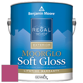 Benjamin Moore W096 Regal Select Exterior Paint-Moor GloSoft Gloss Finish краска цвет 2079-30 Peony