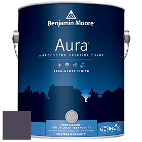 Benjamin Moore Aura 632 Waterborne Exterior Semi-Gloss Finish краска цвет 2070-20 Plum Royale