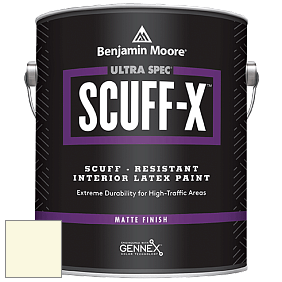 Benjamin Moore 484 Ultra Spec SCUFF-X Interior Matte Finish краска цвет OC-114 Lemon Ice