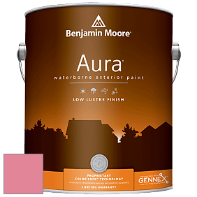 Benjamin Moore Aura 634 Waterborne Exterior Low Lustre Finish краска цвет 1327 Gypsy Rose