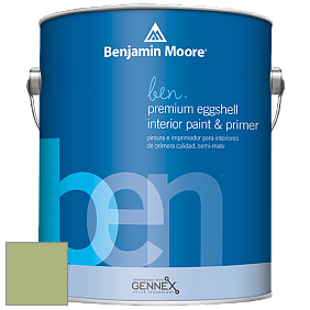 Benjamin Moore Ben W626 Premium Interior Latex Eggshell краска цвет 543 Woodland Hills Green