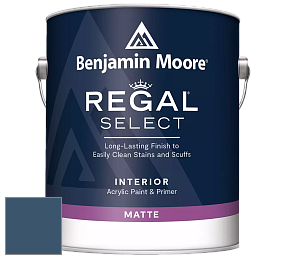 Benjamin Moore 548 IRegal Select Interior Paint - Matte краска цвет 2061-20 Champion Cobalt