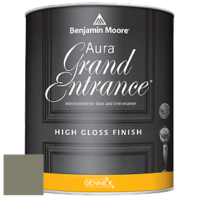 Benjamin Moore Aura 148 Grand Entrance High Gloss эмаль цвет 475 GalÃ¡pagos Green