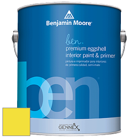Benjamin Moore Ben W626 Premium Interior Latex Eggshell краска цвет RAL 1018 