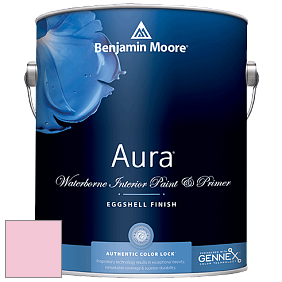 Benjamin Moore Aura 524 Waterborne Interior Eggshell Finish краска цвет 2000-60 Light Chiffon Pink