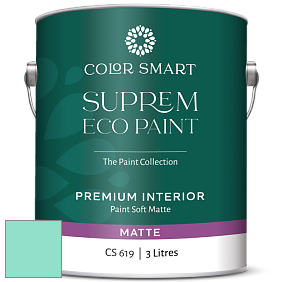 COLOR SMART CS 619 SUPREM ECO PAINT матовая краска цвет 2044-50 Bermuda Teal