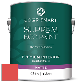 COLOR SMART CS 619 SUPREM ECO PAINT матовая краска цвет NCS S 0580-Y90R 