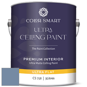 COLOR SMART CS 758 ULTRA CEILING PAINT ультраматовая краска цвет 831 Stratford Blue